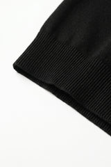 T-shirt classica da uomo nera a maniche corte con scollo rotondo