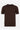T-shirt da uomo marrone in maglia, vestibilità regolare, girocollo, maniche corte