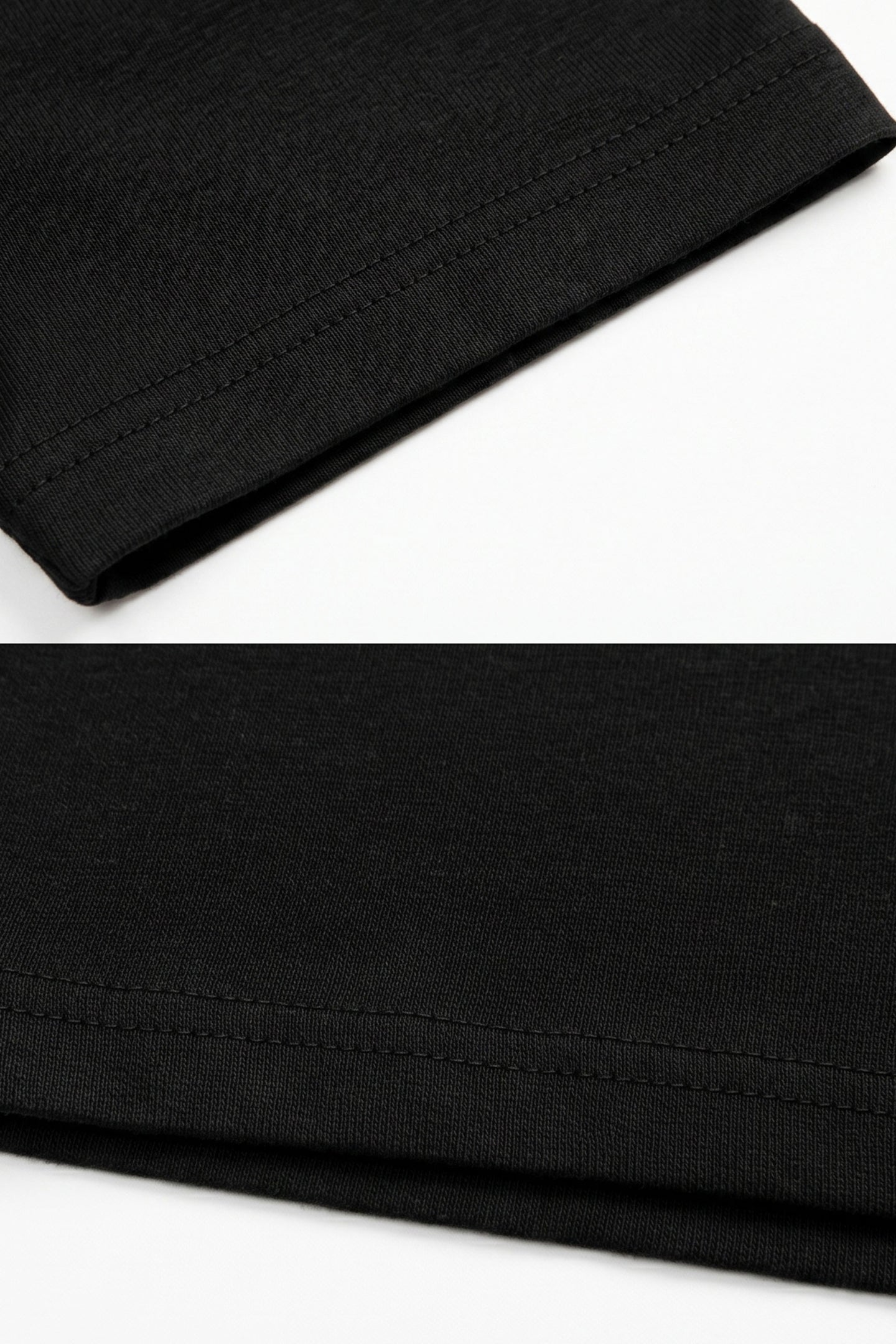 T-shirt classica da uomo in cotone nero