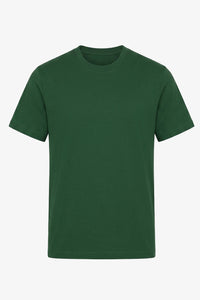 T-shirt classica da uomo in cotone verde