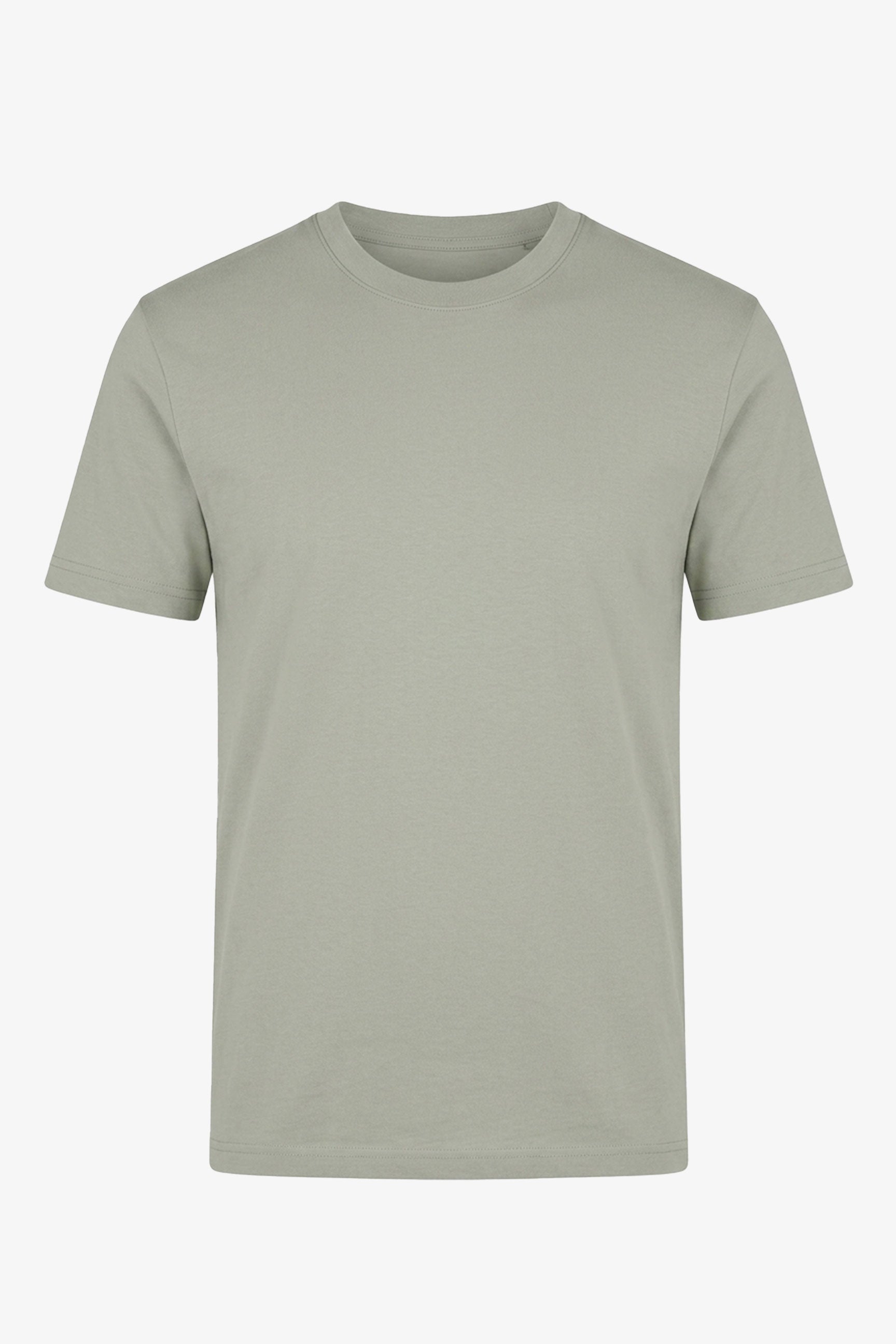 T-shirt classica da uomo in cotone grigio
