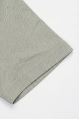 T-shirt classica da uomo in cotone grigio
