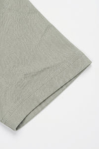 T-shirt classica da uomo in cotone grigio