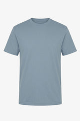 T-shirt classica da uomo in cotone azzurro cielo
