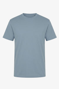 T-shirt classica da uomo in cotone azzurro cielo