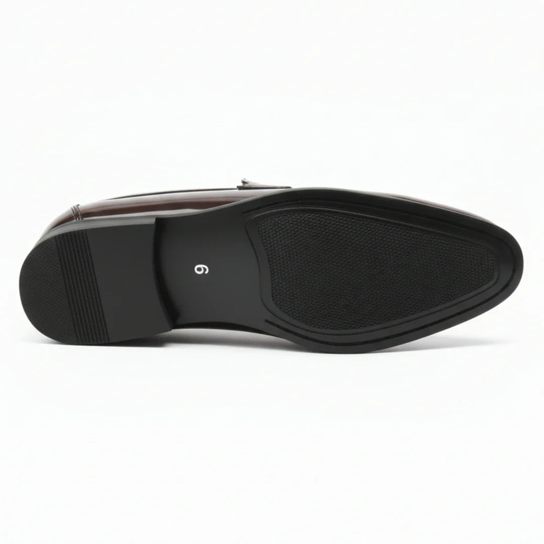 Mocassini slip-on da uomo in similpelle