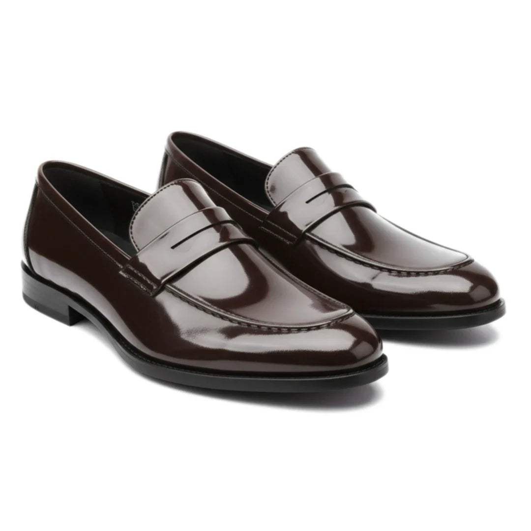 Mocassini slip-on da uomo in similpelle