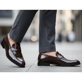 Mocassini slip-on da uomo in similpelle
