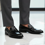 Mocassini slip-on da uomo in similpelle