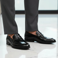 Mocassini slip-on da uomo in similpelle