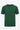 T-shirt classica da uomo verde in maglia, maniche corte, girocollo