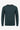 Maglione da uomo blu navy in maglia, girocollo, vestibilità regolare