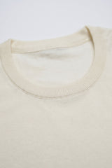 T-shirt da uomo Off White in maglia, vestibilità regolare, girocollo, maniche corte