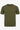 T-shirt da uomo in maglia verde oliva, vestibilità regolare, girocollo, maniche corte