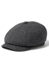 Cappellino newsboy da uomo a 8 pannelli - Cavani Martez - Grigio scuro