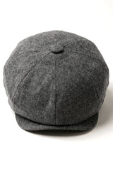 Cappellino newsboy da uomo a 8 pannelli - Cavani Martez - Grigio scuro