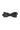 Papillon da uomo in raso nero, slim fit, ideale per occasioni formali.
