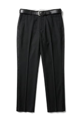 Pantaloni da smoking neri da uomo, a righe, in raso, per matrimonio e ballo di fine anno