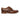 Scarpe Oxford brogue da uomo in pelle marrone con punta a coda di rondine.