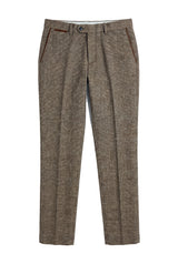 Ralph - Pantaloni in tweed marrone da uomo
