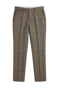 Ralph - Pantaloni in tweed marrone da uomo