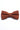 Papillon da uomo in misto lana tweed marrone