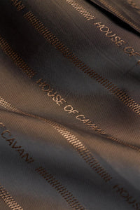 Cappotto da uomo in tweed pied de poule in misto lana marrone