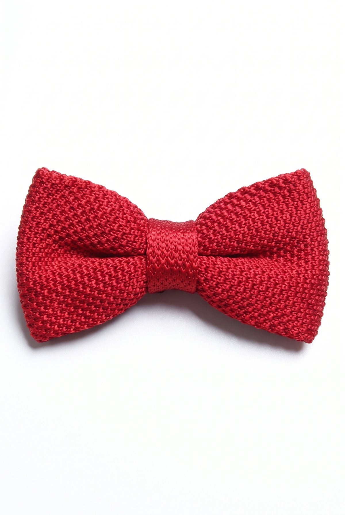 Papillon da uomo in maglia color bordeaux
