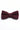Papillon da uomo in misto lana tweed bordeaux