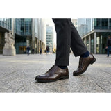 Scarpe stringate Oxford classiche da uomo con punta rinforzata