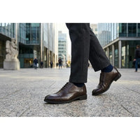 Scarpe stringate Oxford classiche da uomo con punta rinforzata