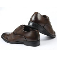 Scarpe stringate Oxford classiche da uomo con punta rinforzata