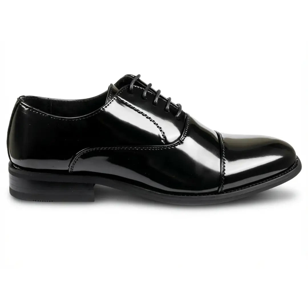 Scarpe stringate Oxford classiche da uomo con punta rinforzata