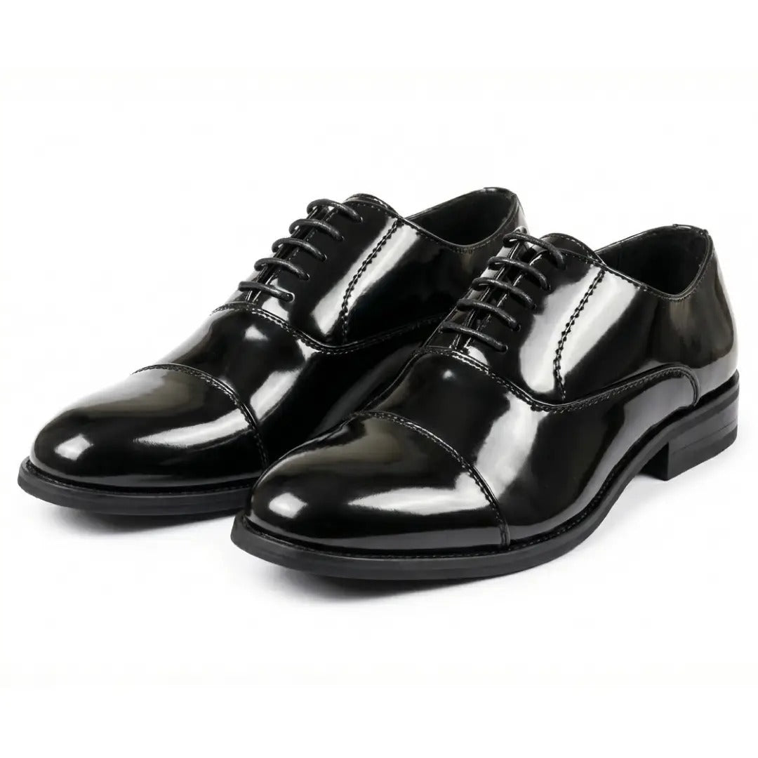 Scarpe stringate Oxford classiche da uomo con punta rinforzata