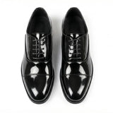 Scarpe stringate Oxford classiche da uomo con punta rinforzata