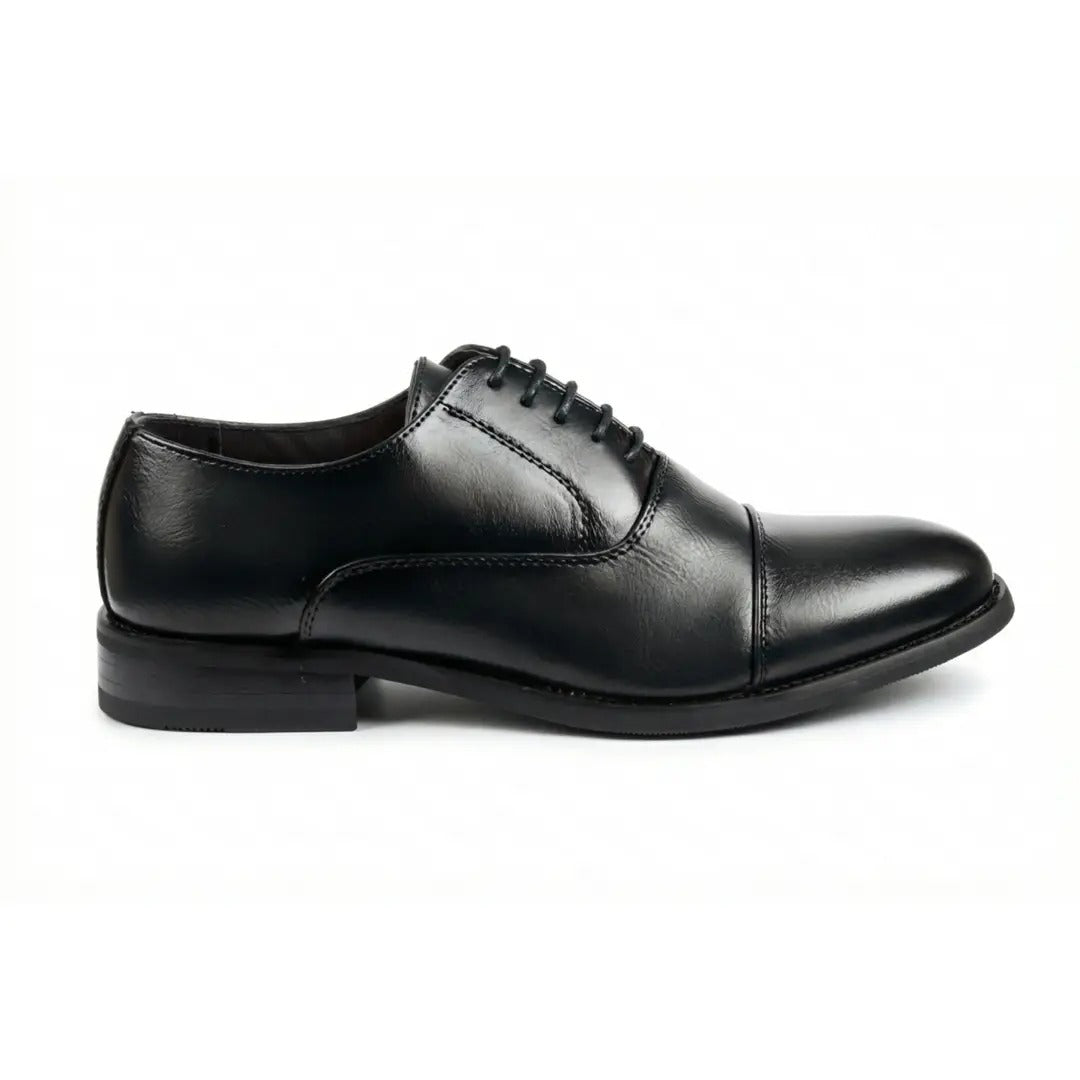 Scarpe stringate Oxford classiche da uomo con punta rinforzata