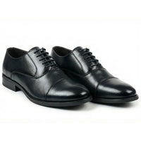 Scarpe stringate Oxford classiche da uomo con punta rinforzata
