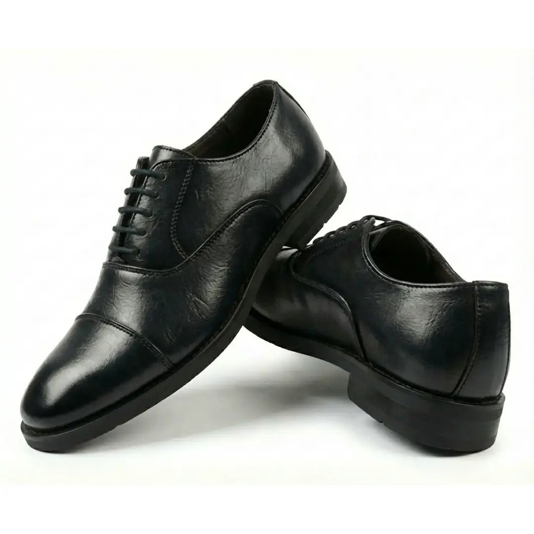Scarpe stringate Oxford classiche da uomo con punta rinforzata