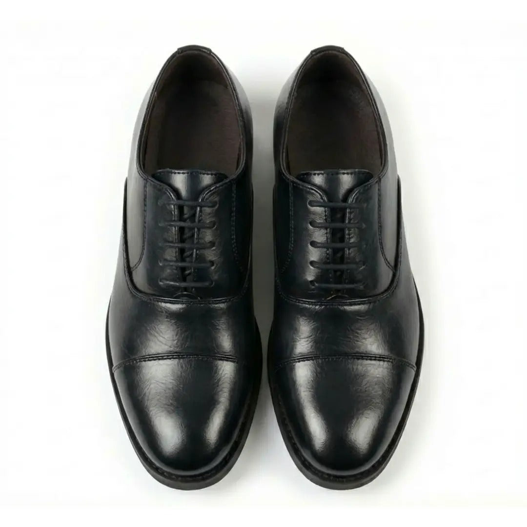 Scarpe stringate Oxford classiche da uomo con punta rinforzata