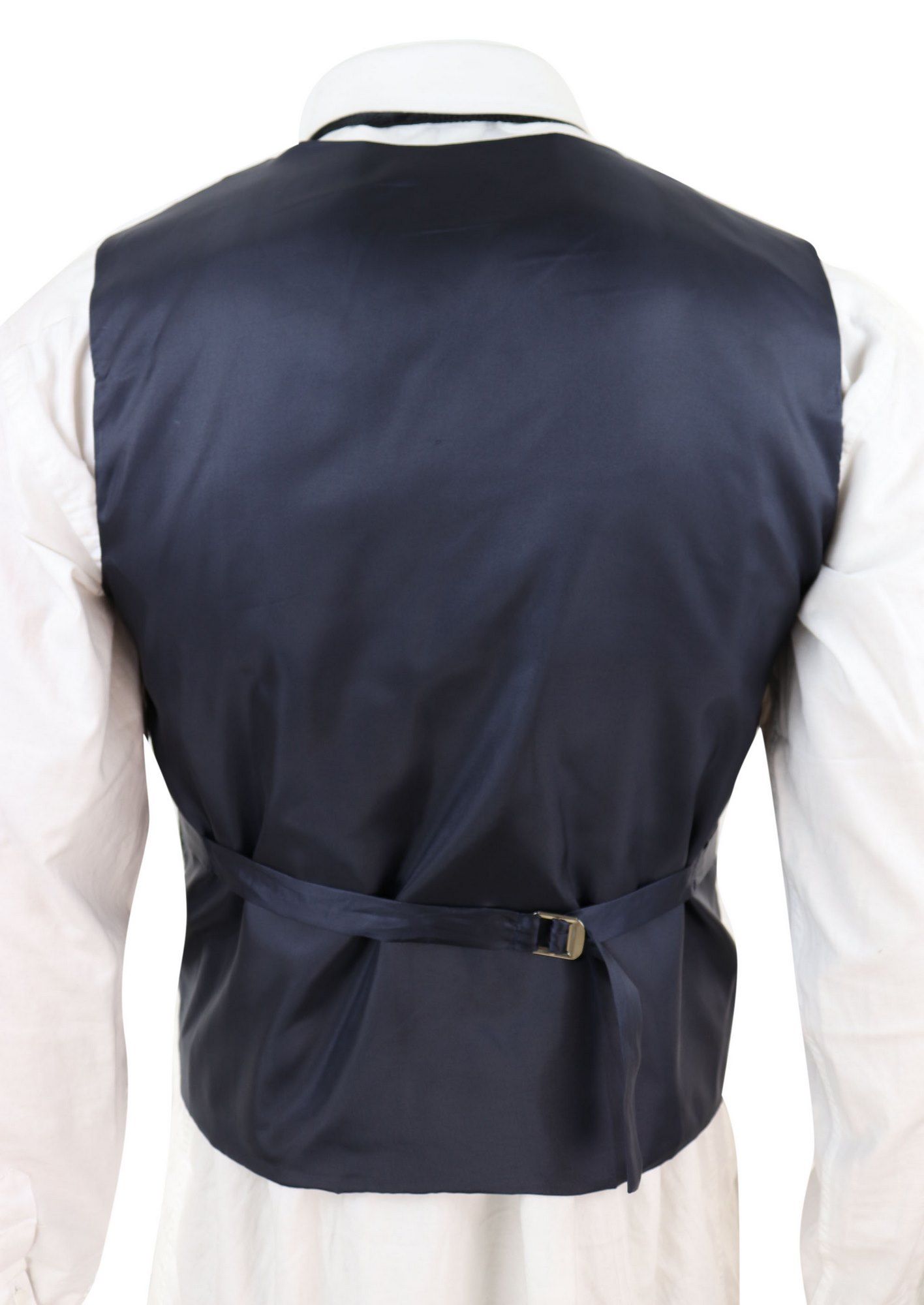 Mens Double Breasted Tweed Waistcoat
