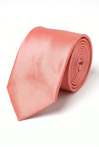 Set di cravatte da uomo color rosa antico