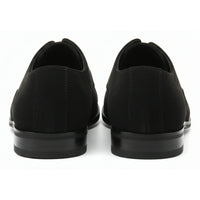 Scarpe Oxford stringate in finta pelle scamosciata da uomo