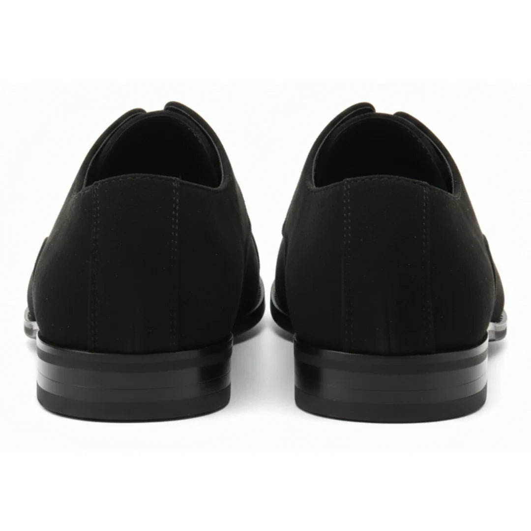 Scarpe Oxford stringate in finta pelle scamosciata da uomo