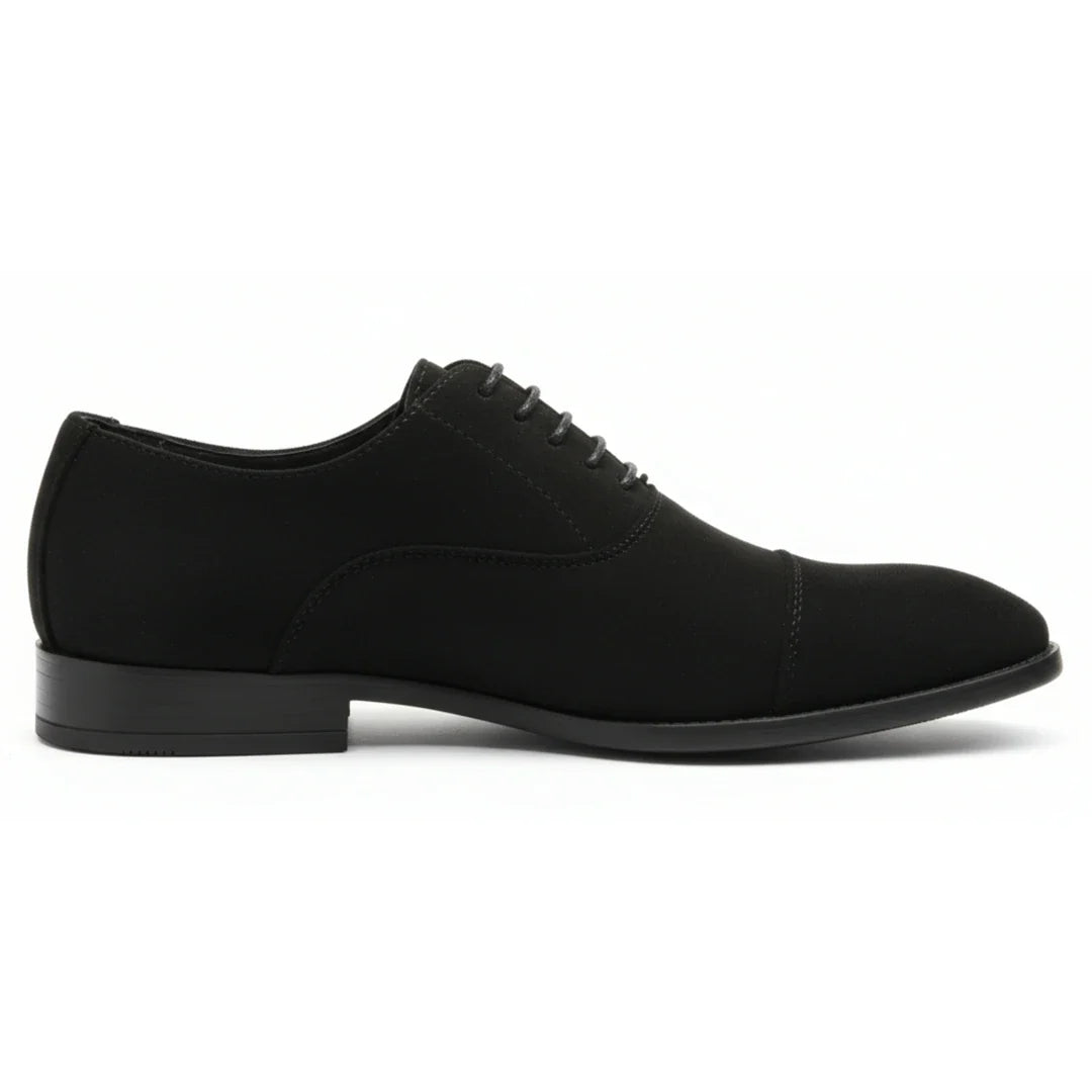 Scarpe Oxford stringate in finta pelle scamosciata da uomo