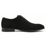 Scarpe Oxford stringate in finta pelle scamosciata da uomo