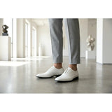 Scarpe Oxford da uomo eleganti in similpelle verniciata