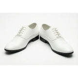 Scarpe Oxford da uomo eleganti in similpelle verniciata