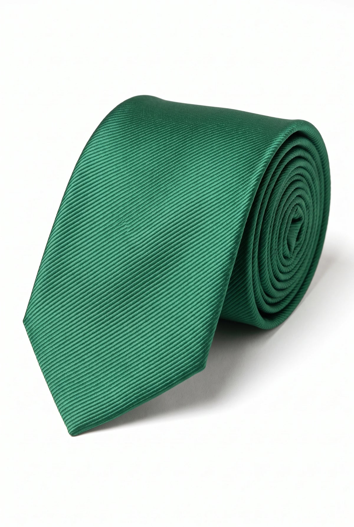 Cravatta da uomo verde slim 6 cm