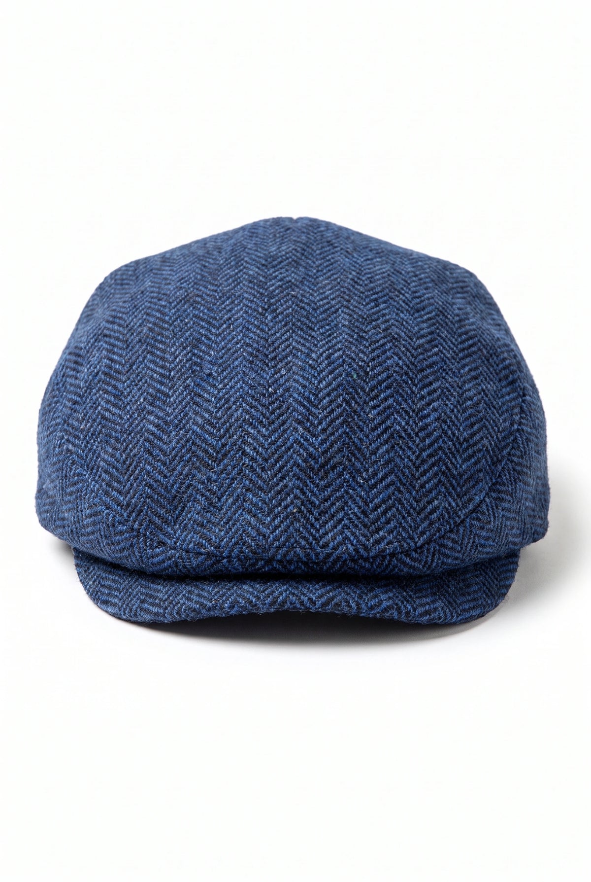Berretto piatto classico da uomo blu navy
