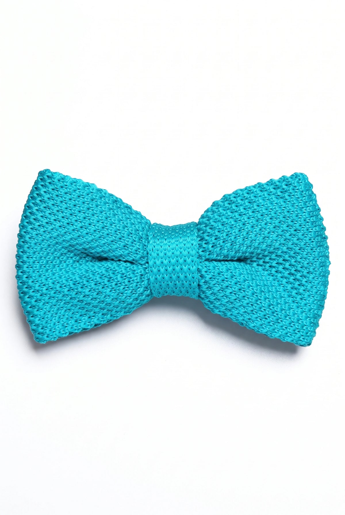 Papillon da uomo in maglia azzurra